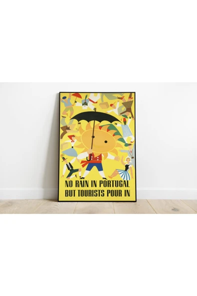 Pegziz Portekiz Vintage Sanatsal Poster 60x90cm. ürün görseli 1
