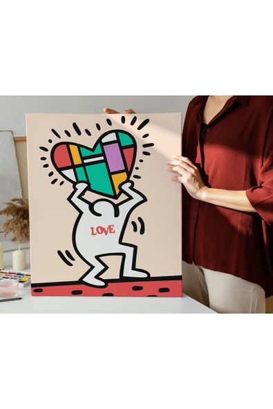 Pegziz Kanvas Tablo Duvar Dekorasyon Pop Art Sanatsal Tablo Oda Dekorasyonu Modern Tablo ürün görseli 1