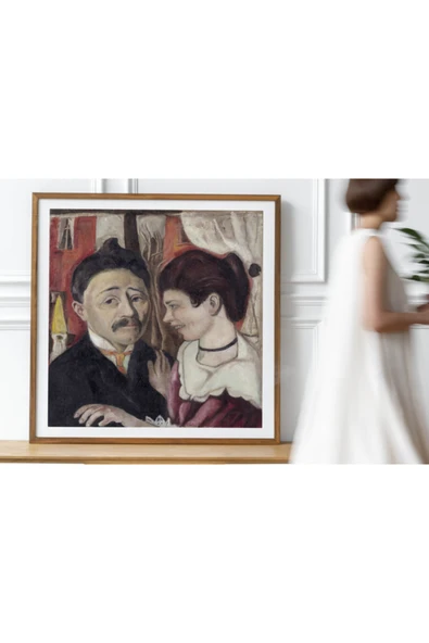Pegziz Max Beckmann Sanatsal Duvar Dekorasyon Poster 60x90cm. ürün görseli 1
