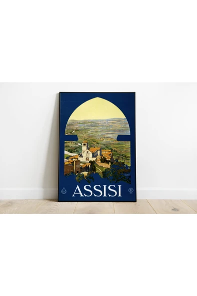 Pegziz Italya Vintage Sanatsal Poster 60x90cm. ürün görseli 1