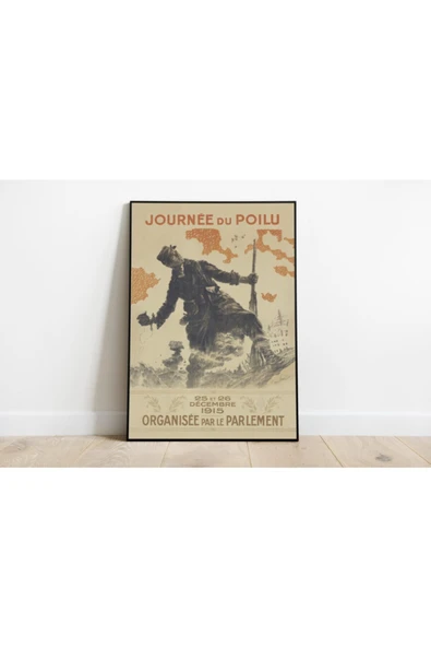 Pegziz 2. Dünya Savaşı Propaganda Vintage Sanatsal Poster 60x90cm. ürün görseli 1