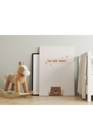 Pegziz You are Magic Modern Kanvas Tablo - Bebek Odası Dekorasyon - Çocuk Odası Tablo ürün görseli 1