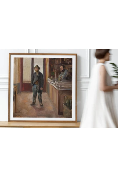 Pegziz Edward Munch Sanatsal Duvar Dekorasyon Poster 60x90cm. ürün görseli 1
