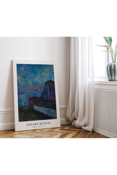 Pegziz Kanvas Tablo Edvard Munch Oda Duvar Dekorasyonu Sanatsal Tablo Salon Dekorasyonu ürün görseli 1
