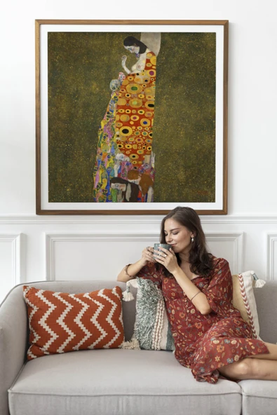 Pegziz Gustav Klimt Sanatsal Duvar Dekorasyon Poster 60x90cm. ürün görseli 1