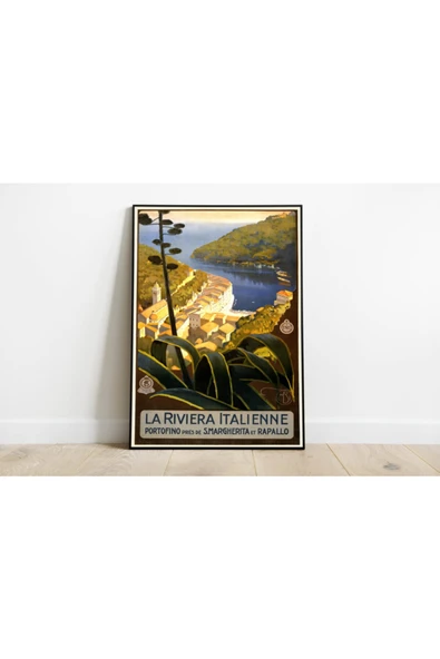 Pegziz Italya Vintage Sanatsal Poster 60x90cm. ürün görseli 1