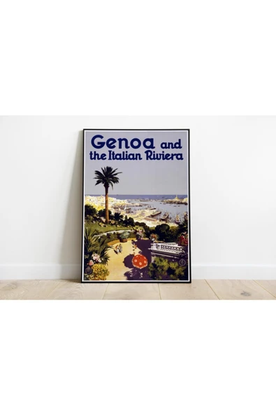 Pegziz Italya Vintage Sanatsal Poster 60x90cm. ürün görseli 1