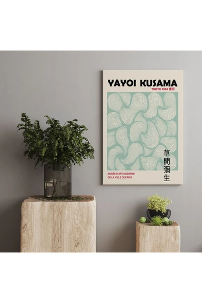 Pegziz Modern Sanatsal Tablo Oda Dekorasyon Kanvas Tablo Yayoi Kusama Duvar Tablosu ürün görseli 1