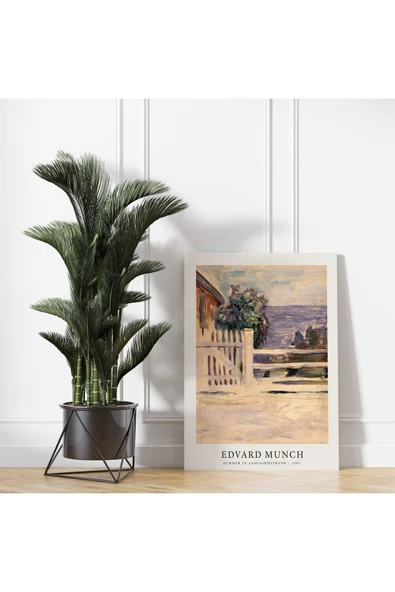 Pegziz Salon Duvar Dekorasyonu Sanatsal Tablo Edvard Munch Kanvas Tablo Oda Duvar Dekor ürün görseli 1