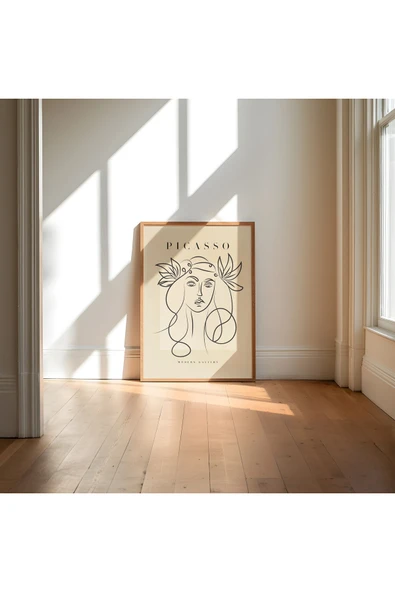 Pegziz Minimalist Sanatsal Picasso Duvar Dekor Posteri 60x90cm. ürün görseli 1