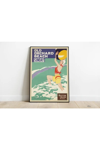 Pegziz Amerika Vintage Sanatsal Poster 60x90cm. ürün görseli 1