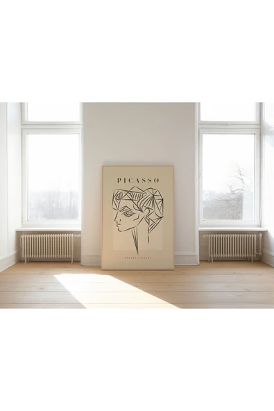 Pegziz Minimalist Sanatsal Picasso Duvar Dekor Posteri 60x90cm. ürün görseli 1