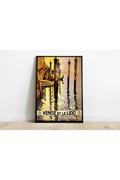 Pegziz Italya Vintage Sanatsal Poster 60x90cm. ürün görseli 1