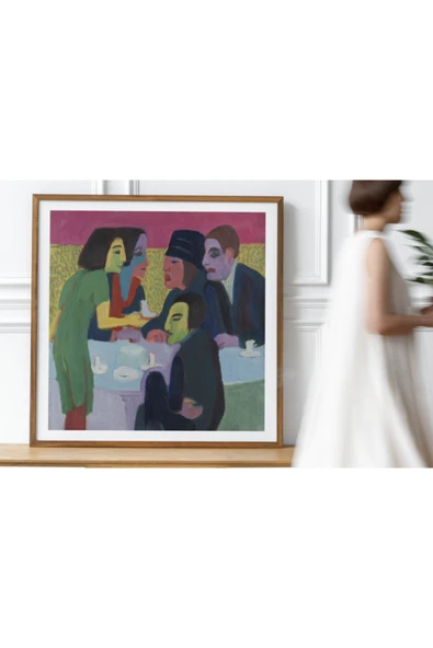 Pegziz Ernst Ludwig Kirchner Sanatsal Duvar Dekorasyon Poster 60x90cm. ürün görseli 1