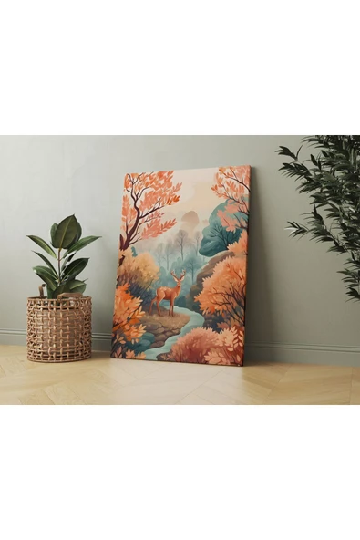 Pegziz Ceylan Minimalist Modern Kanvas Tablo - Salon Oturma Odası Mutfak Ofis için Duvar Dekoru ürün görseli 1