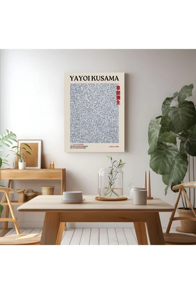 Pegziz Modern Ev Dekorasyonu Kanvas Tablo Yayoi Kusama Modern Sanatsal Tablo Cafe Dekor ürün görseli 1