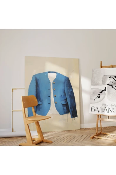 Pegziz Moda Tasarım Sanatsal Kanvas Tablo - Salon Oturma Odası Mutfak Ofis için Duvar Dekoru ürün görseli 1