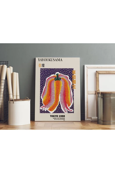 Pegziz Yayoi Kusama Modern Duvar Tablosu Oda Dekorasyonu Kanvas Tablo Cafe Dekor Sanatsal Tablo ürün görseli 1