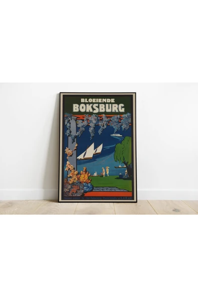 Pegziz Güney Afrika Boksburg Vintage Sanatsal Poster 60x90cm. ürün görseli 1