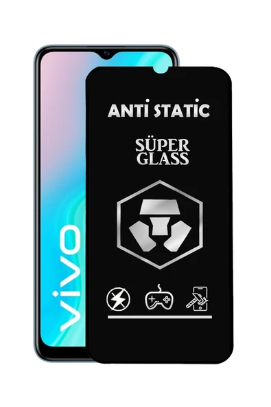 corcishop Vivo Y11s Tam Kaplayan Anti Statik Dayanıklı Süper Cam Ekran Koruyucu ürün görseli 1