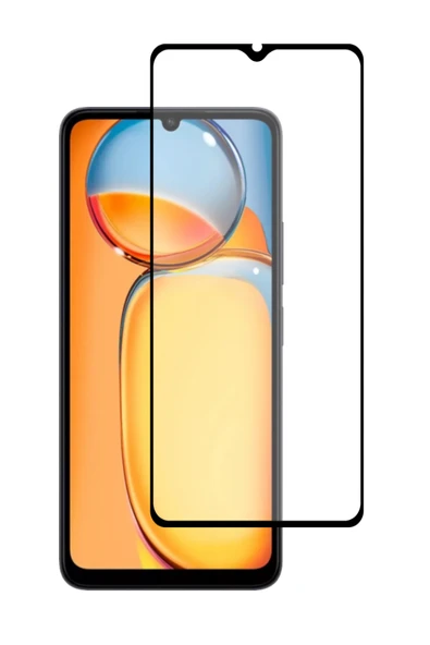 corcishop Xiaomi Redmi 13C ile Uyumlu Tam Kaplayan Temperli Ekran Koruyucu Cam ürün görseli 1