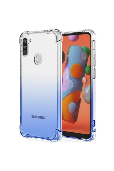 corcishop Samsung Galaxy A11 Ultra Ince Şeffaf Airbag Anti Şok Silikon Kılıf ürün görseli 1