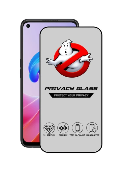 corcishop Oppo A96 Tam Kaplayan Gizli Hayalet Temperli Ekran Koruyucu Cam ürün görseli 1