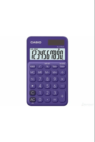 Sl-310Uc-Pl Cep Tipi 10 Hane Mor Hesap Makinesi ürün görseli 1