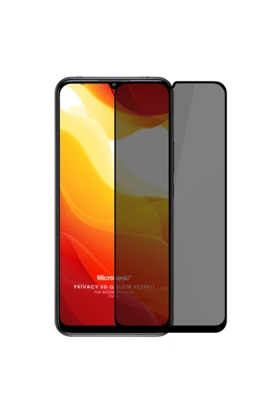 corcishop Xiaomi Mi 10 Lite Zoom Privacy 5d Gizlilik Filtreli Cam Ekran Koruyucu Siyah ürün görseli 1
