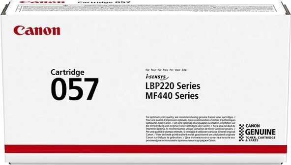 CRG-057 Black Siyah Toner Mf445-Mf443-Lbp223 ürün görseli 1
