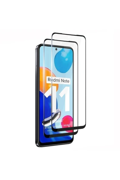 corcishop Xiaomi Redmi Note 11s Crystal Seramik Nano Ekran Koruyucu Siyah (2 Adet) ürün görseli 1