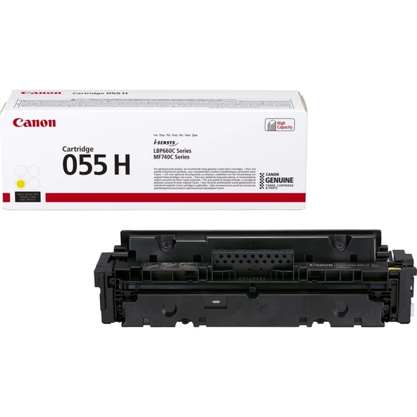 Yellow Sarı Yüksek Kapasite Toner Mf745 Crg-055H Y ürün görseli 1