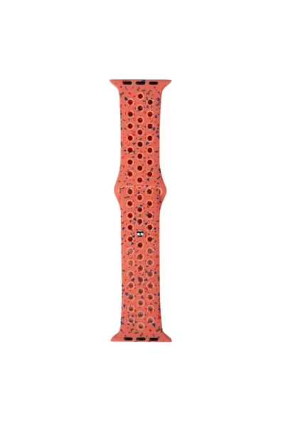 corcishop Apple Watch Seri 7/8/9 45mm Uyumlu Kordon Yeni Seri 2023 Silikon Strap Kayış Turuncu ürün görseli 1