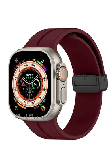 corcishop Apple Watch 38-40-41mm Uyumlu Kordon Manyetik Tokalı Mıknatıslı Kayış Magnetic Liquid Yumuşak Hisli ürün görseli 1