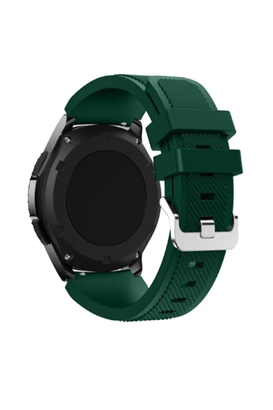 corcishop Huawei Watch Gt 2 Pro Uyumlu Klasik Çizgi Desenli 22mm Silikon Kordon ürün görseli 1