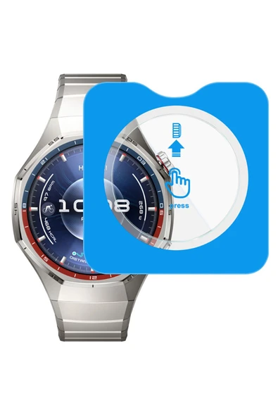 corcishop Huawei Watch GT 6 Pro 46mm Kolay Uygulama Aparatlı Cam Ekran Koruyucu Kolay Kurulum ürün görseli 1