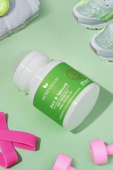 Herbaderm Dry Smooth Doğal Deo Roll On 50 ml - Resim 4