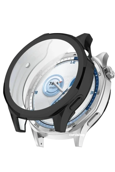 corcishop Huawei Watch GT 5 46mm Uyumlu Kasa Ve Ekran Koruyucu 360 Tam Koruma Kılıf ürün görseli 1