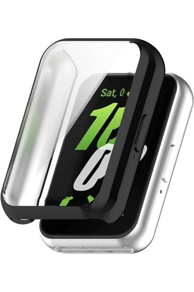 corcishop Samsung Galaxy Fit 3 İle Uyumlu Tam Koruma Silikon Kasa Ekran Koruyucu Kılıf ürün görseli 1