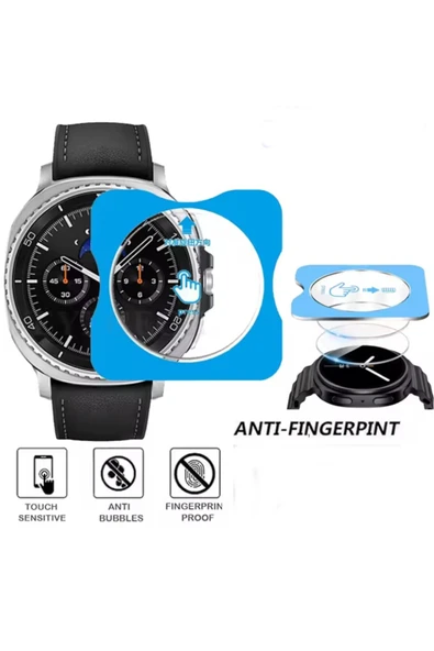 corcishop Samsung Galaxy Watch 8 44mm Kolay Uygulama Aparatlı Cam Ekran Koruyucu ürün görseli 1