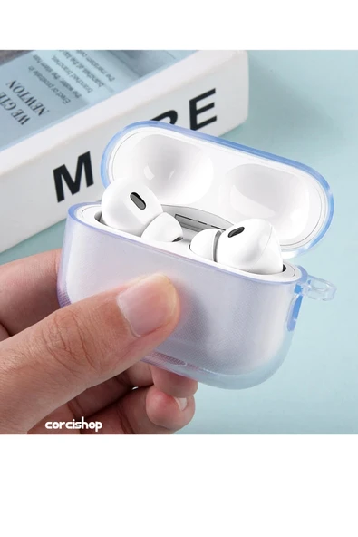 corcishop Apple AirPods Pro 3 Kılıf Şeffaf Silikon (Ürün Kulaklık Değildir) ürün görseli 1