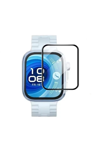 corcishop Huawei Watch Fit 4 Pro Uyumlu Tam Kaplayan Kavisli Güçlendirilmiş Kırılmaz Nano Ekran Koruyucu ürün görseli 1