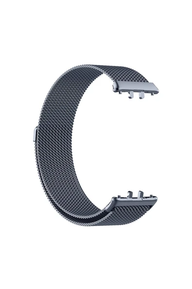 corcishop Samsung Galaxy Fit 3 Uyumlu Metal Hasır Magnetik Mıknatıslı Kordon Örgü Kayış ürün görseli 1