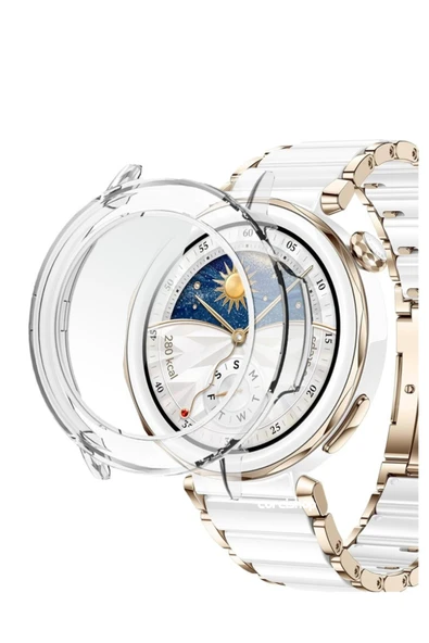 corcishop Huawei Watch Gt5 Pro 42MM Uyumlu Kasa Ve Ekran Koruyucu 360 Tam Koruma Kılıf ürün görseli 1