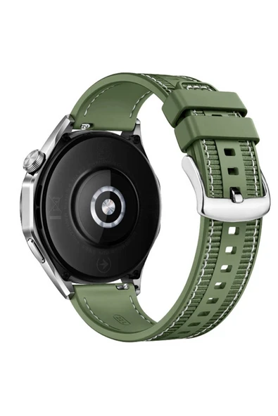 corcishop Huawei Watch GT GT2 GT2e GT2 GT3 GT4 Pro SE Elite 46mm Kordon Lansman Kumaş Dikişli Silikon 102 ürün görseli 1