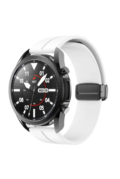 corcishop Huawei Watch Gt/gt2/gt2e/gt2 Pro/gt3/gt3 Pro/watch 3/3 Pro 46mm  Uyumlu Magnet Ayarlı Silikon Kordon ürün görseli 1