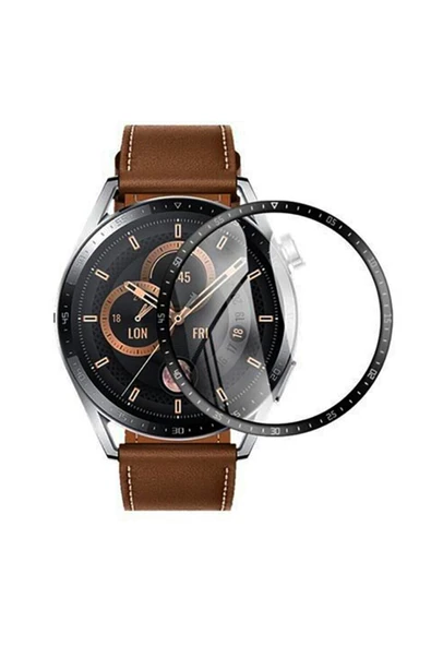 corcishop Huawei Watch Gt3 46mm Ekran Koruyucu Nano Esnek Cam Tam Kaplayan Ppm ürün görseli 1