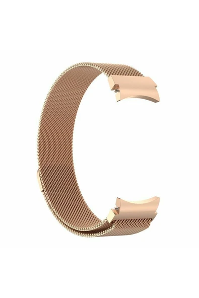 corcishop Samsung Watch 4 5 Pro 6 Classic 40 42 43 44 45 46 47mm Uyumlu Pim Tasarım Hasır Metal Kordon ürün görseli 1