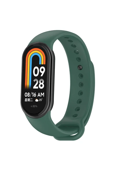 corcishop Xiaomi Mi Band 8/mi Band 9 Uyumlu Silikon Kordon Kayış Şık Tasarım ürün görseli 1