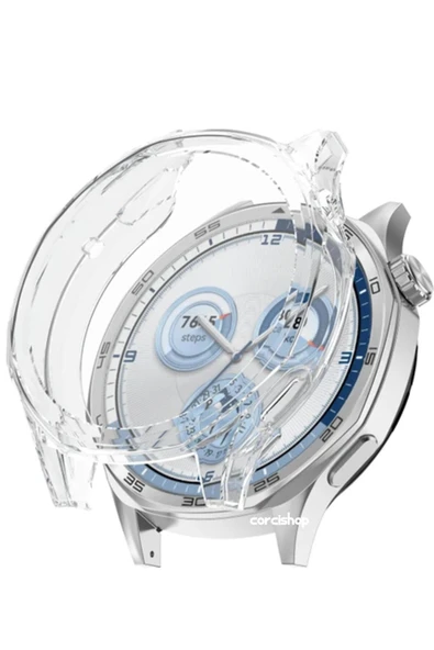 corcishop Huawei Watch GT 5 46mm Uyumlu Kasa Ve Ekran Koruyucu 360 Tam Koruma Kılıf ürün görseli 1